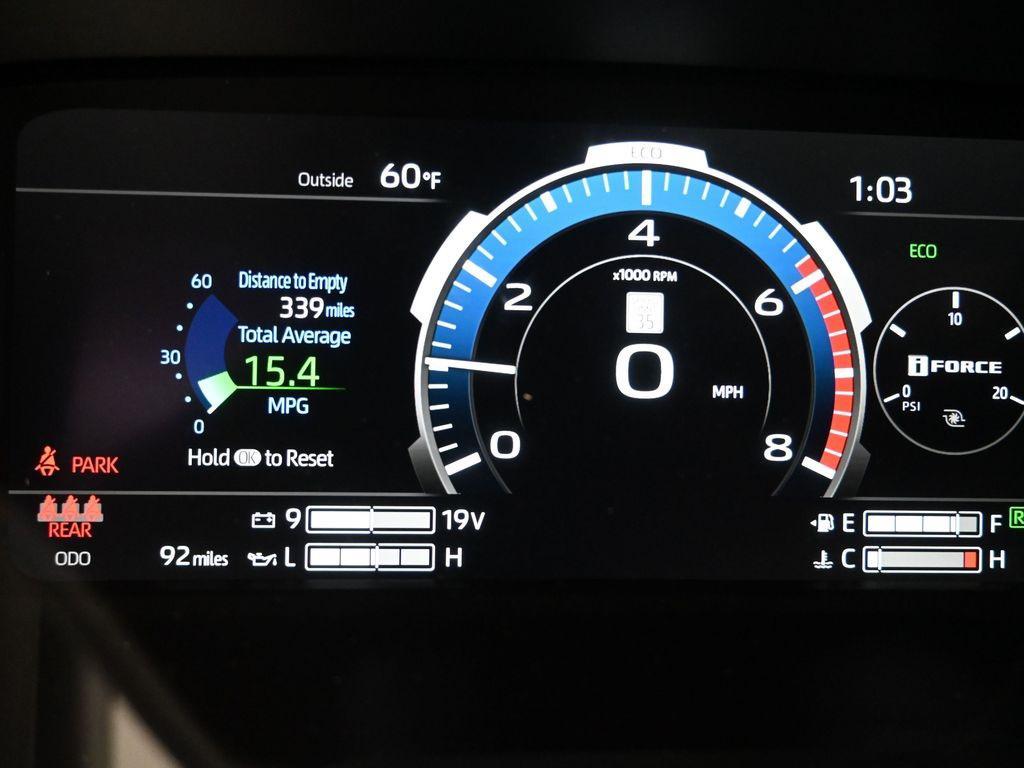 new 2025 Toyota Tundra Hybrid car, priced at $74,093