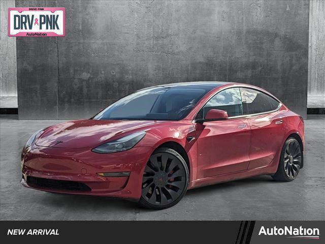 used 2022 Tesla Model 3 car, priced at $32,970