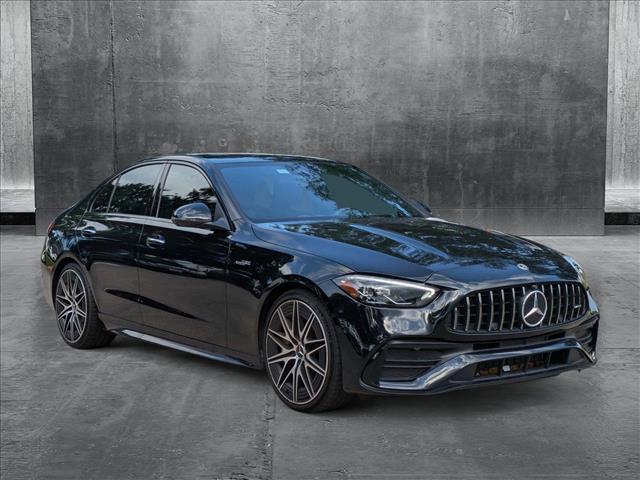 used 2023 Mercedes-Benz AMG C 43 car, priced at $50,945