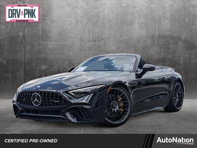 used 2023 Mercedes-Benz AMG SL 63 car, priced at $129,990