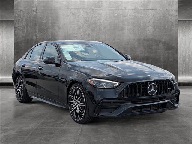 new 2024 Mercedes-Benz AMG C 43 car, priced at $66,255