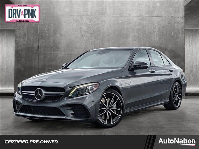 used 2020 Mercedes-Benz AMG C 43 car, priced at $38,920