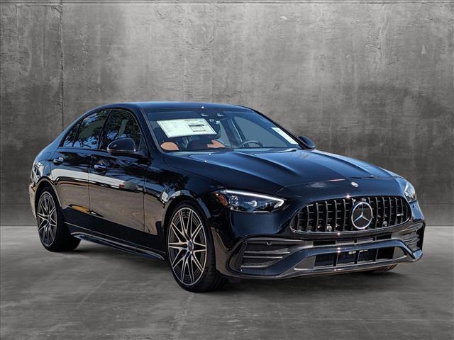 new 2024 Mercedes-Benz AMG C 43 car, priced at $74,325