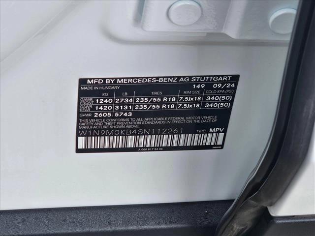 new 2025 Mercedes-Benz EQB 300 car, priced at $60,795