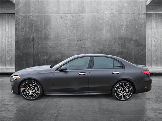 new 2025 Mercedes-Benz AMG C 43 car, priced at $80,520