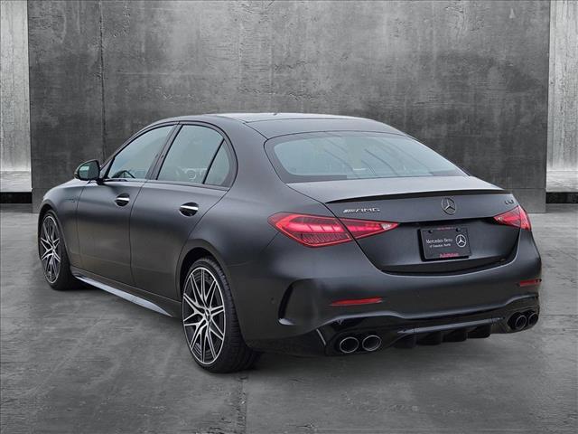 new 2025 Mercedes-Benz AMG C 43 car, priced at $80,520