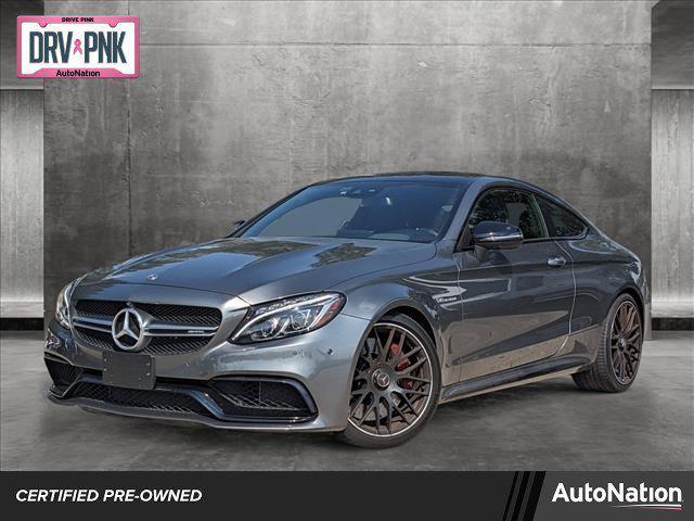 used 2018 Mercedes-Benz AMG C 63 car, priced at $53,770