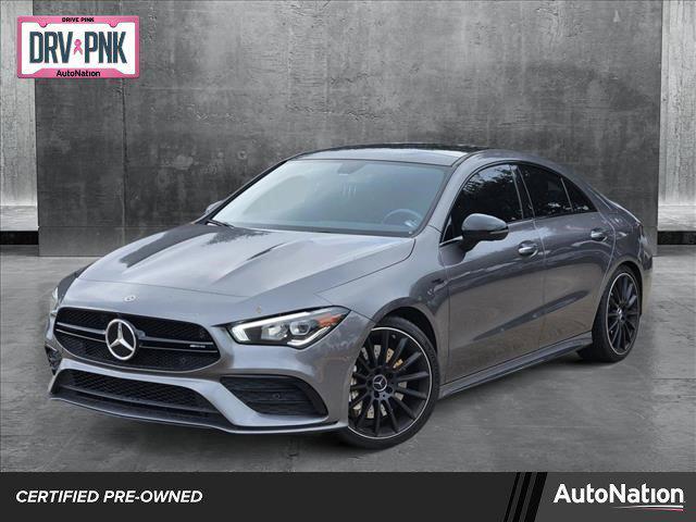 used 2022 Mercedes-Benz AMG CLA 35 car, priced at $39,991