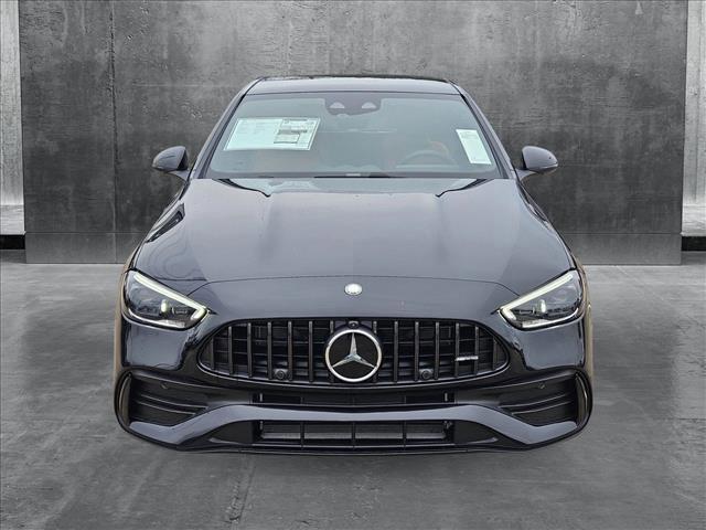 new 2025 Mercedes-Benz AMG C 43 car, priced at $75,885