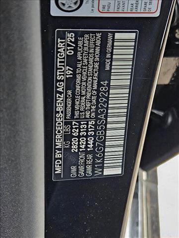 new 2025 Mercedes-Benz S-Class car, priced at $137,580