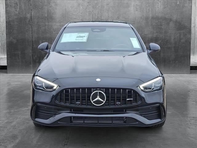 new 2025 Mercedes-Benz AMG C 43 car, priced at $70,800