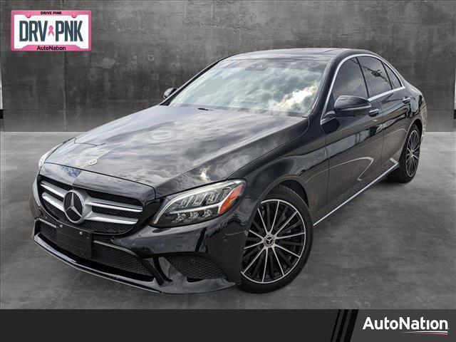 used 2021 Mercedes-Benz C-Class car, priced at $27,998