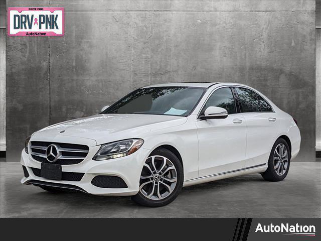 used 2018 Mercedes-Benz C-Class car, priced at $24,720