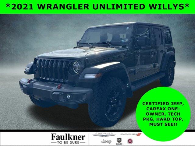 used 2021 Jeep Wrangler car, priced at $29,490