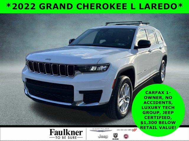 used 2022 Jeep Grand Cherokee L car, priced at $27,000