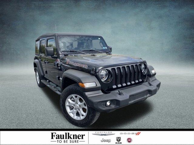 used 2021 Jeep Wrangler car, priced at $34,500