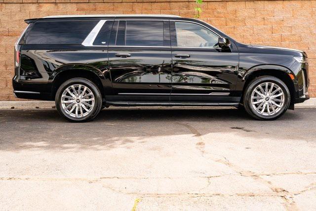 used 2023 Cadillac Escalade ESV car, priced at $73,488