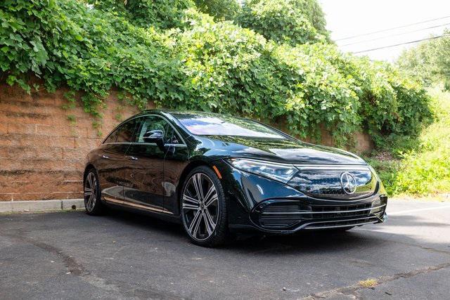 used 2022 Mercedes-Benz EQS 580 car, priced at $49,980