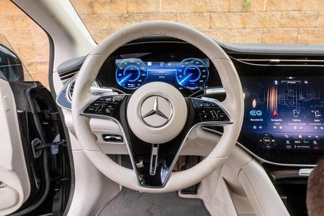 used 2022 Mercedes-Benz EQS 580 car, priced at $49,980