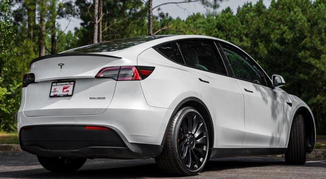 used 2022 Tesla Model Y car, priced at $34,599