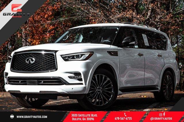 used 2021 INFINITI QX80 car, priced at $39,399