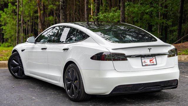 used 2021 Tesla Model S car, priced at $57,499