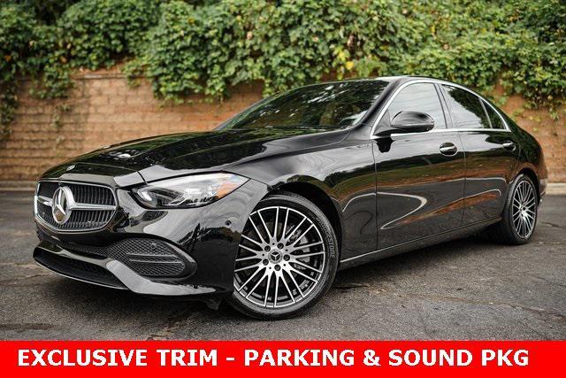 used 2022 Mercedes-Benz C-Class car, priced at $34,777