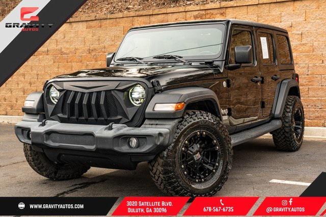 used 2021 Jeep Wrangler Unlimited car, priced at $26,799