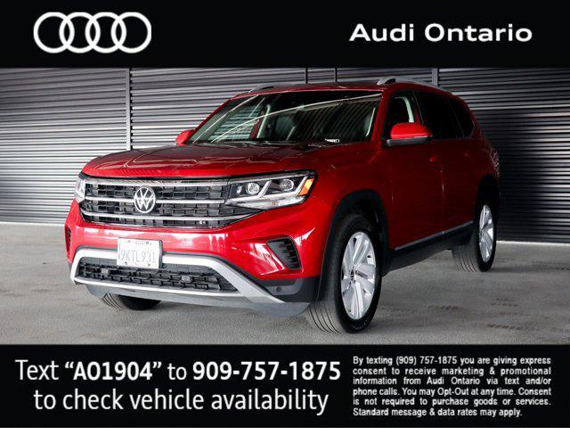 used 2021 Volkswagen Atlas car, priced at $27,384