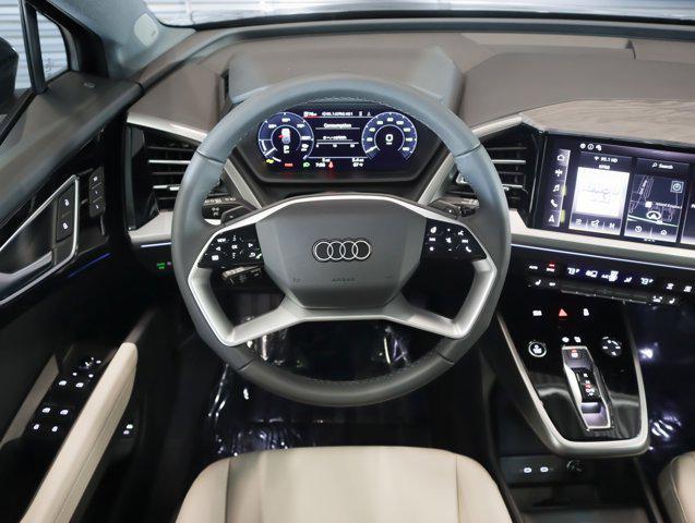 new 2025 Audi Q4 e-tron car, priced at $57,435
