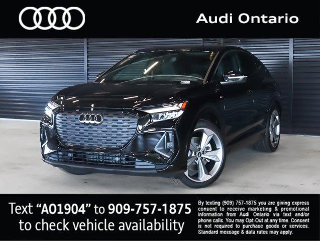 new 2025 Audi Q4 e-tron Sportback car, priced at $66,790
