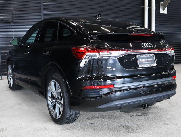 new 2025 Audi Q4 e-tron Sportback car, priced at $66,485