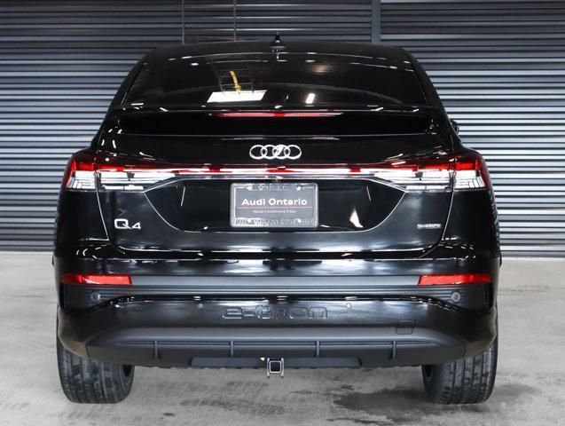 new 2025 Audi Q4 e-tron Sportback car, priced at $66,485