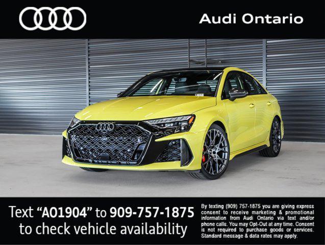 new 2025 Audi RS 3 car, priced at $76,940