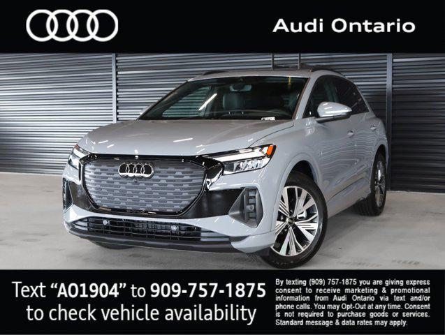 new 2025 Audi Q4 e-tron car, priced at $54,140