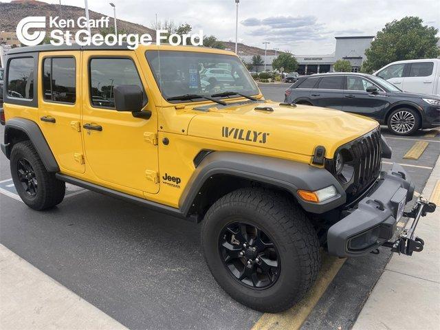used 2021 Jeep Wrangler Unlimited car, priced at $29,407