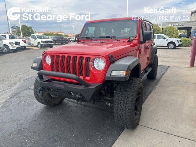 used 2018 Jeep Wrangler Unlimited car, priced at $24,937