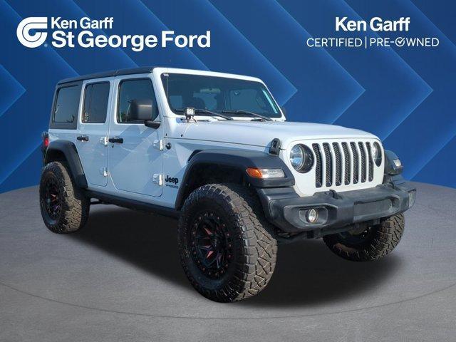 used 2020 Jeep Wrangler Unlimited car, priced at $29,231