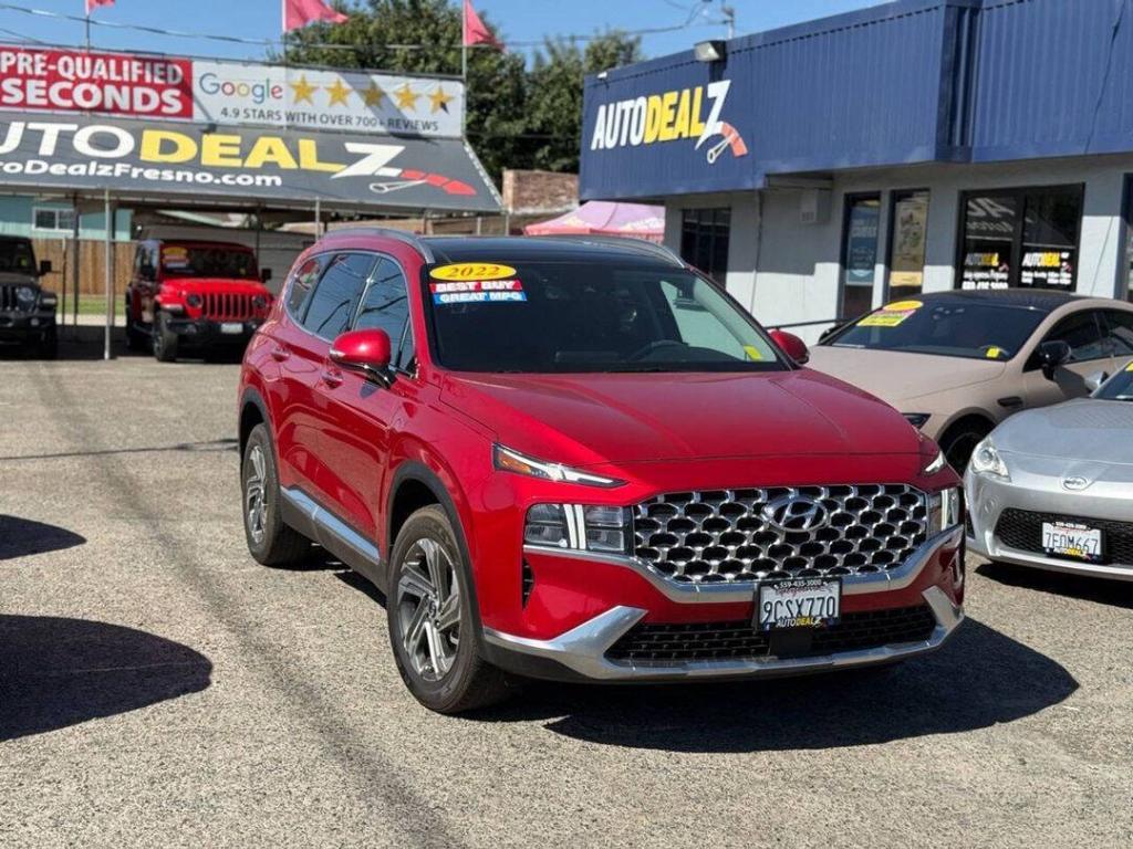 used 2022 Hyundai Santa Fe car, priced at $24,997