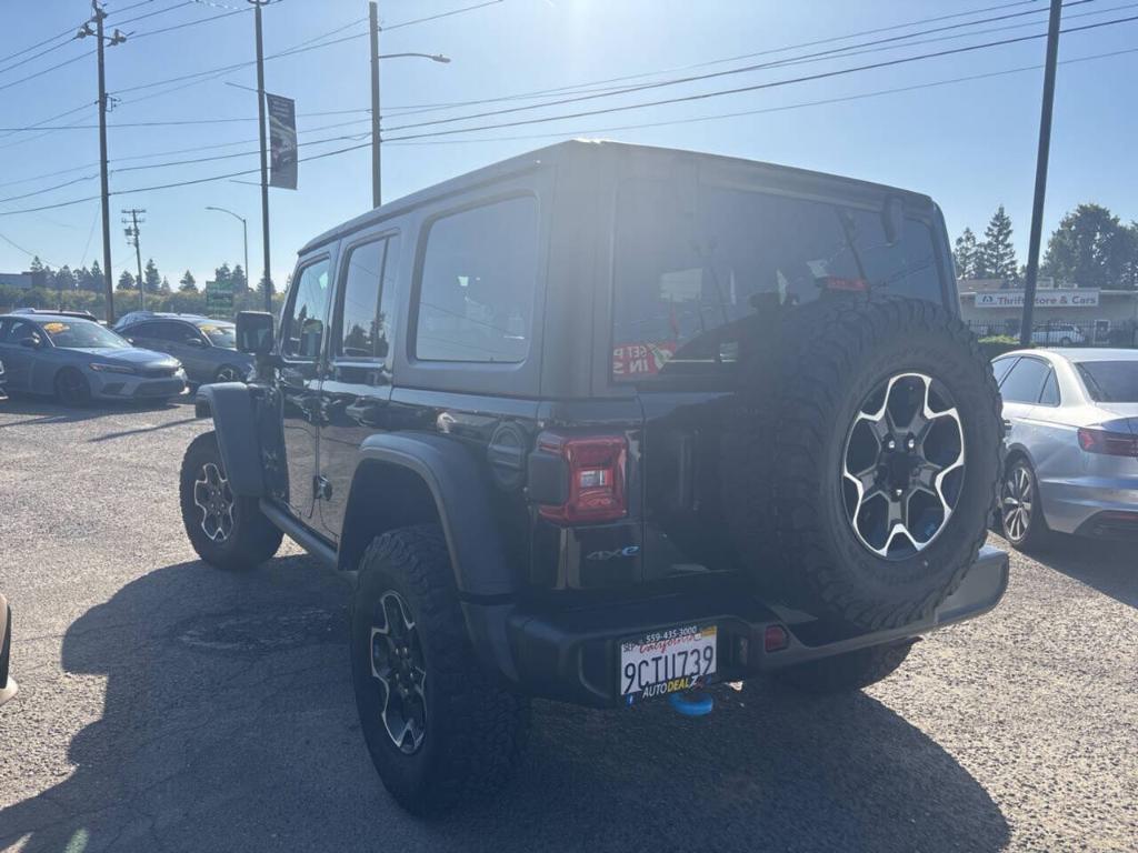 used 2022 Jeep Wrangler Unlimited 4xe car, priced at $33,999