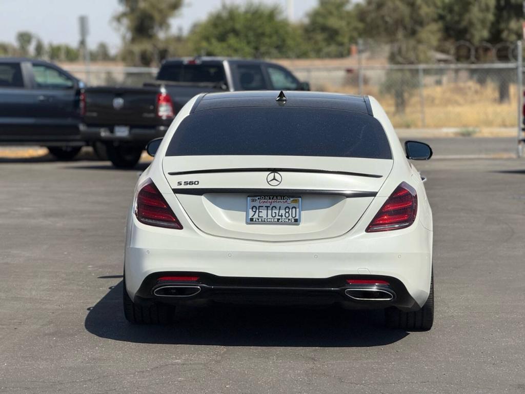 used 2018 Mercedes-Benz S-Class car, priced at $49,000