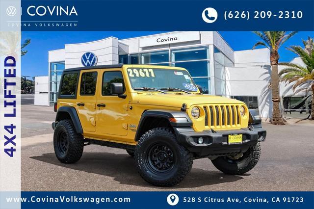 used 2020 Jeep Wrangler Unlimited car, priced at $32,988