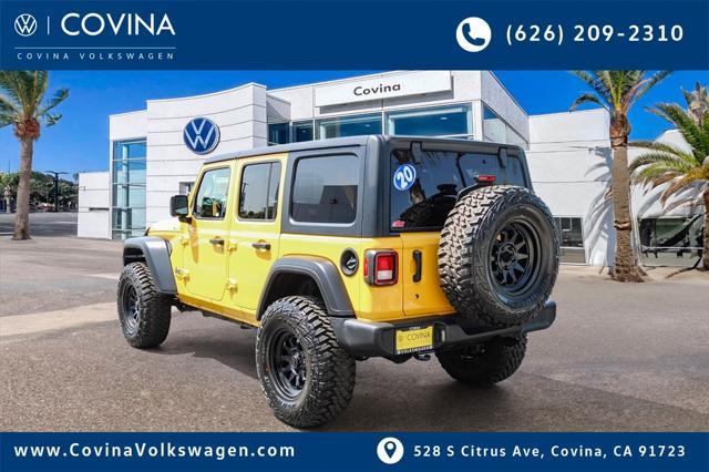 used 2020 Jeep Wrangler Unlimited car, priced at $27,228