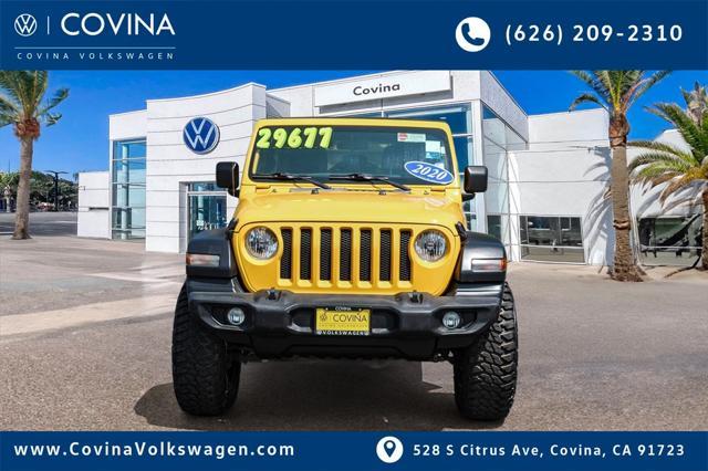 used 2020 Jeep Wrangler Unlimited car, priced at $27,228