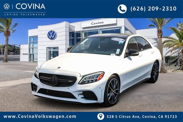 used 2020 Mercedes-Benz AMG C 43 car, priced at $31,876