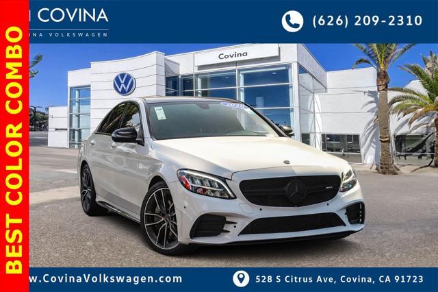 used 2020 Mercedes-Benz AMG C 43 car, priced at $31,500