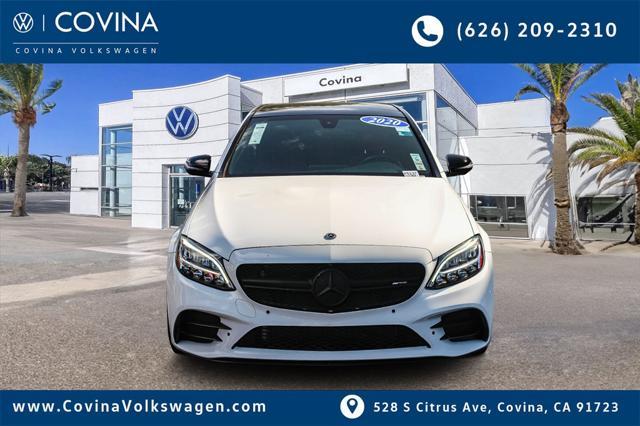 used 2020 Mercedes-Benz AMG C 43 car, priced at $31,876