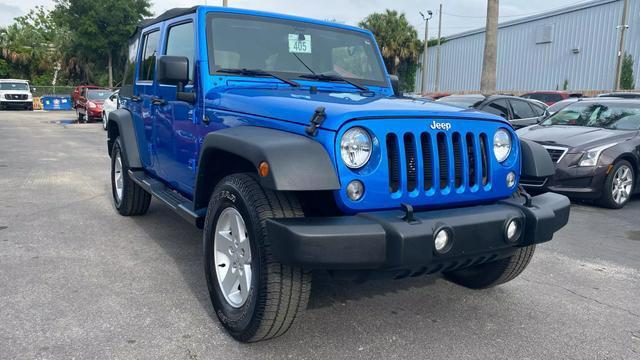 used 2016 Jeep Wrangler Unlimited car, priced at $22,999