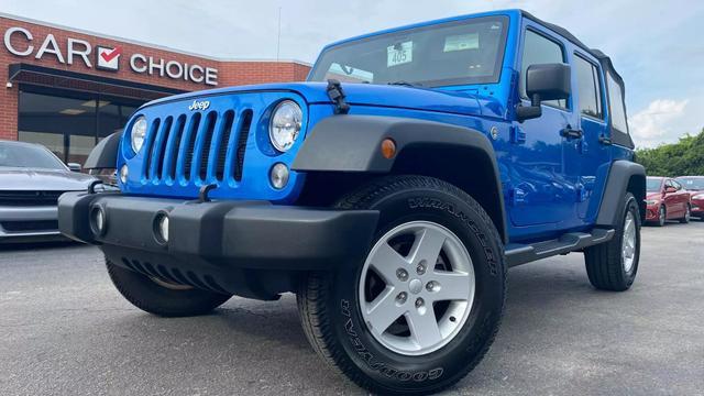 used 2016 Jeep Wrangler Unlimited car, priced at $22,999