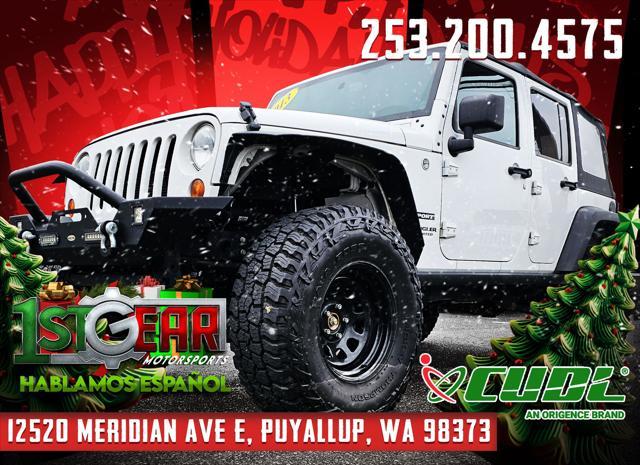 used 2013 Jeep Wrangler Unlimited car, priced at $18,677